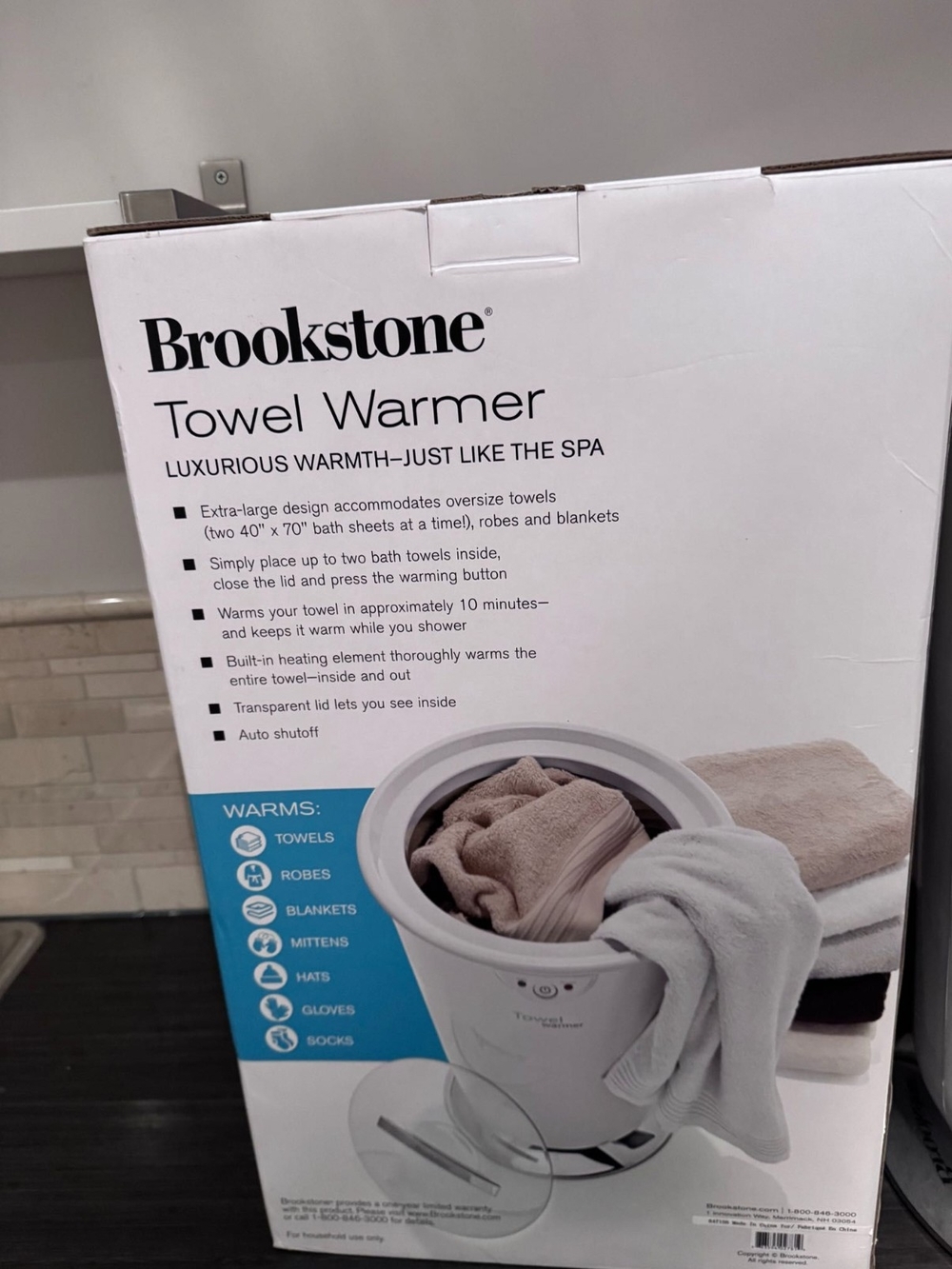 Brookstone Towel Warmer - Picture 5 of 8